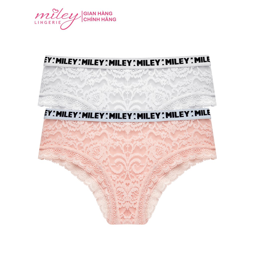 Bộ 2 Quần Lót Modal Phối Ren Sporty Sexy Miley Lingerie FCL0200_1200
