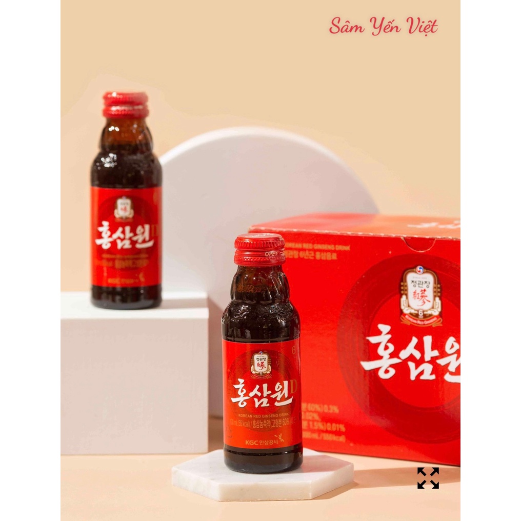 Hồng Sâm Won Tăng Lực KGC (10 chai)