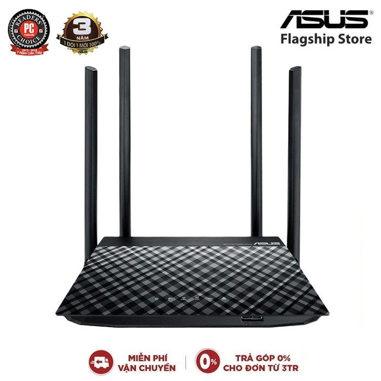 Bộ Phát Wifi ASUS RT-AC1300UHP (Dũng Sĩ Xuyên Tường),2 băng tần -Chính Hãng | WebRaoVat - webraovat.net.vn