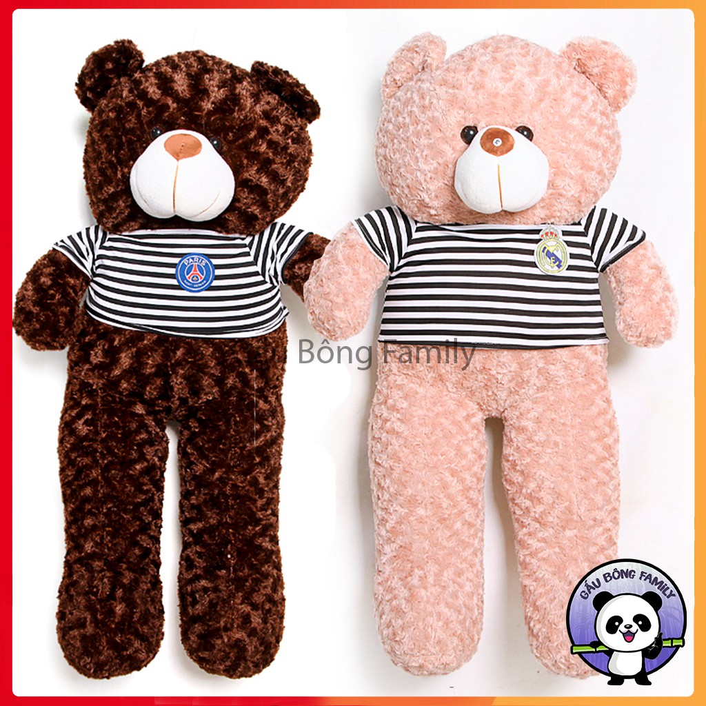 (Ảnh Thật 100%) Gấu bông teddy sữa 1M2 khổ vải Cao Cấp loại 1 size 1m6