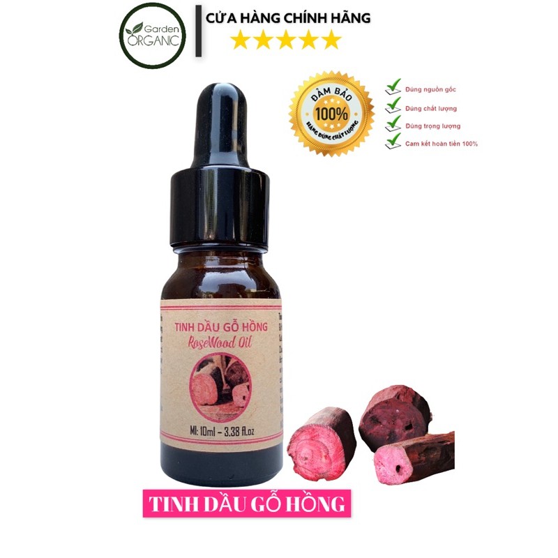 Tinh dầu gỗ hồng nguyên chất 100% 10ml | Bột Natural