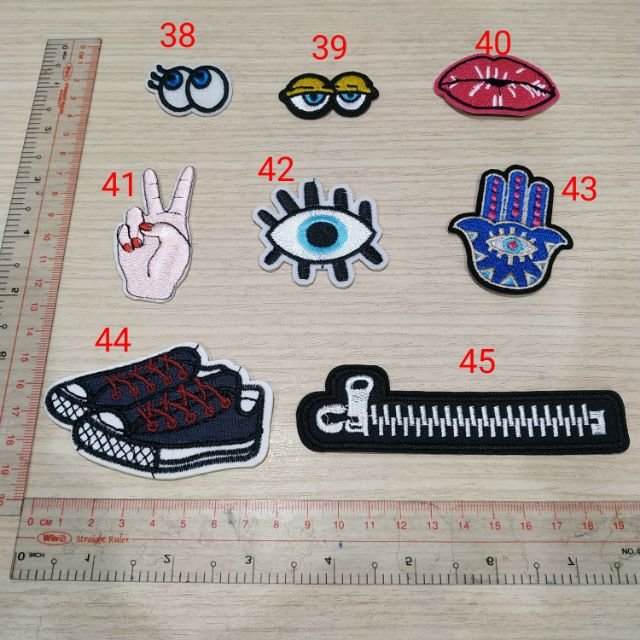 Patch, sticker dán/ủi quần áo