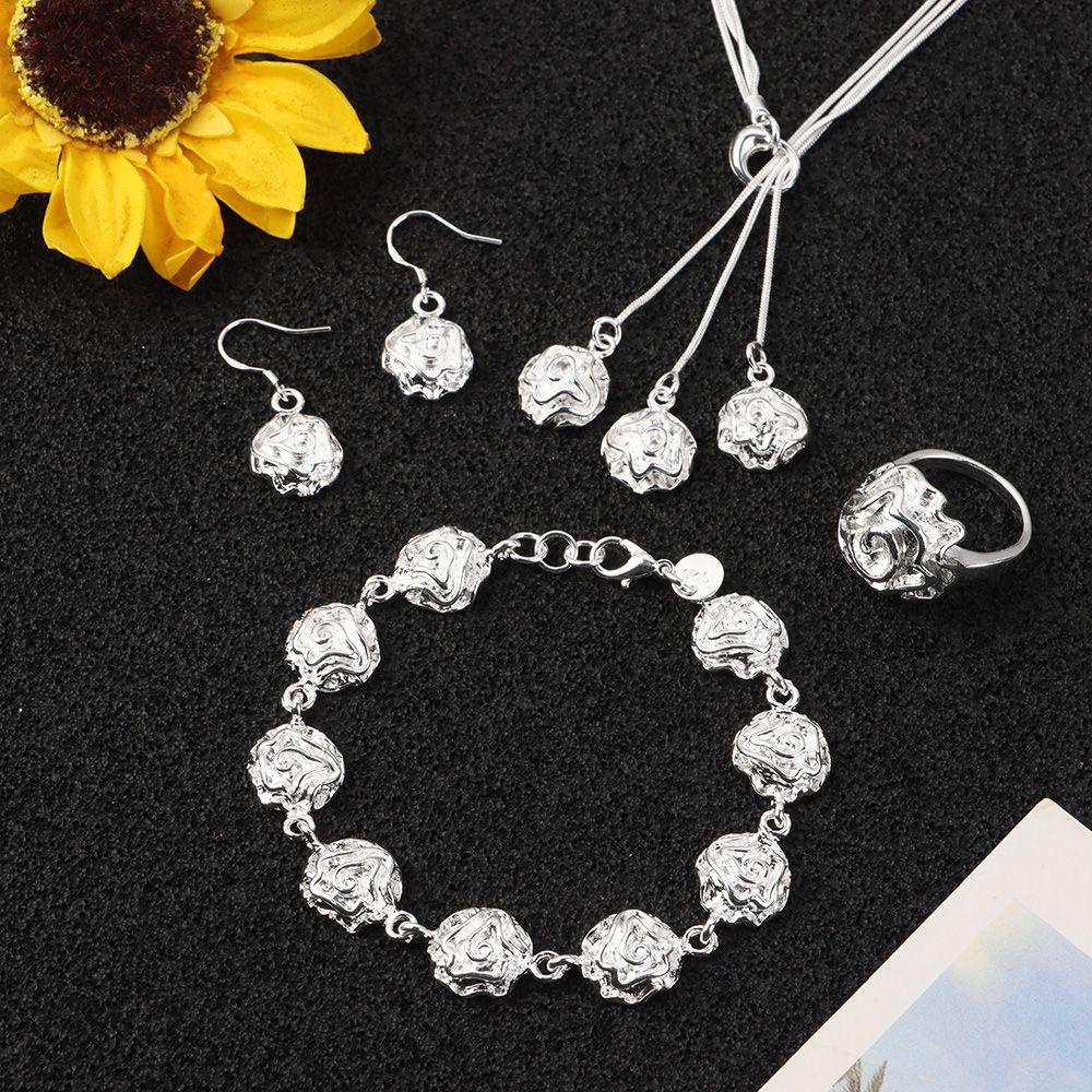 NIUYOU 1 Set Khuyên Tai / Nhẫn / Vòng / Chuồn Chuồn / Ngôi Sao / Trái Tim Chấ