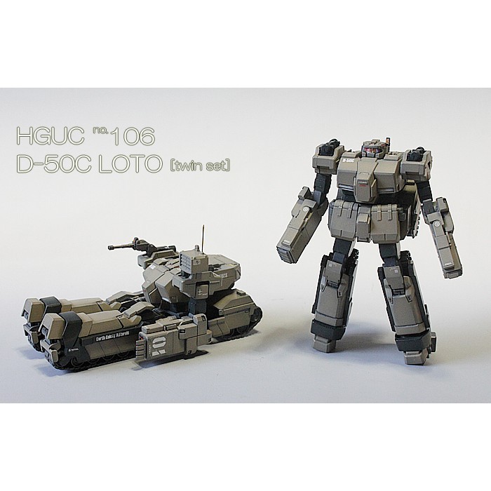 Mô hình Gundam HG UC D-50C Loto Twin Set Bandai