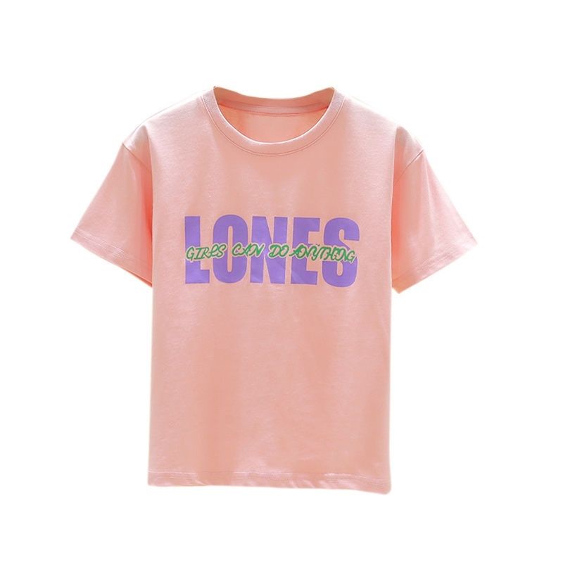 Áo Thun Cotton Tay Ngắn Phong Cách Mới 2022 Cho Bé Gái