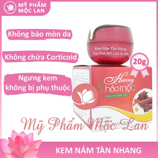 Kem nám tàn nhang, giúp phục hồi làn da mới 20gr - Kem Hương Thảo Mộc 20gr - Mỹ phẩm Mộc Lan