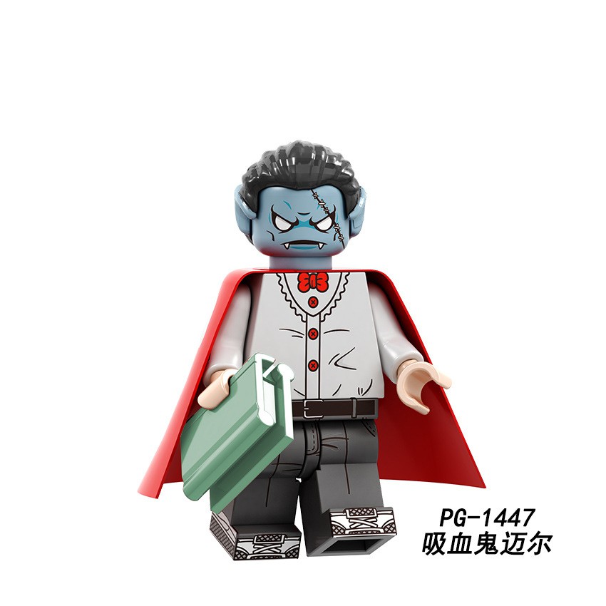 Bộ Đồ Chơi Lắp Ráp Lego Loại Nhỏ Hình Zombie / Ma Cà Rồng / Bí Ngô / Ma Phù Thủy Cho Halloween