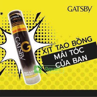 Gôm xịt tóc nam GATSBY SUPER HARD 250ml