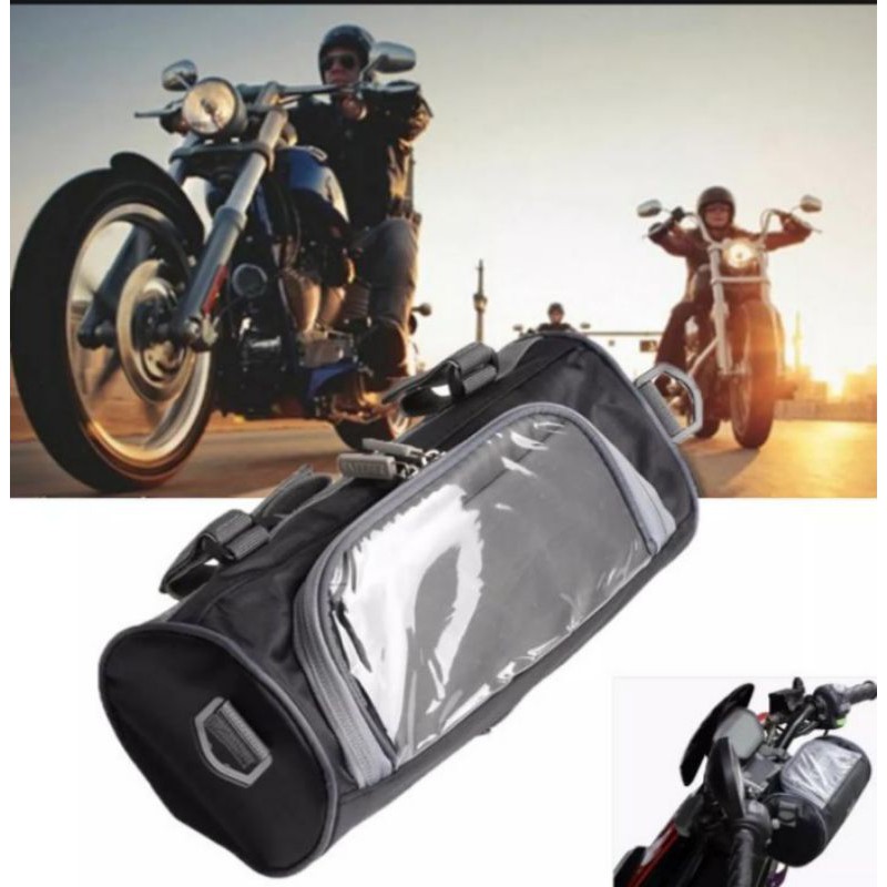 Túi Đựng Điện Thoại Treo Xe Đạp Hình Tròn Giá Đỡ