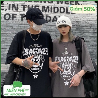 Áo phông nam nữ from rộng chất cotton dày dặn