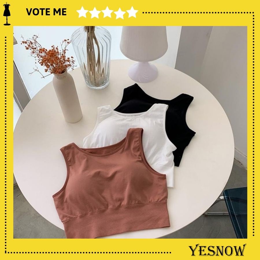 ÁO BRA MẪU MỚI SIÊU HÓT- áo có miếng lót ngực- dáng áo croptop trẻ trung | BigBuy360 - bigbuy360.vn