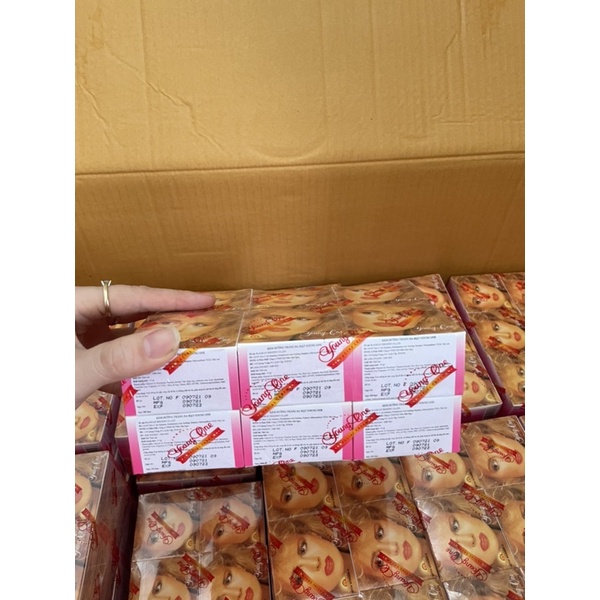 Lố 12 hộp cô gái tóc xù young one nhí xịn 4.5gram