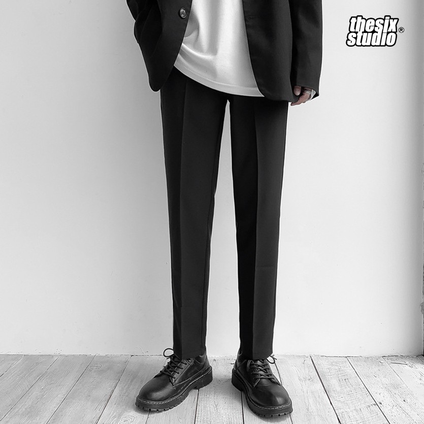 Quần tây nam ống suông, Quần âu nam baggy 9 tấc phong cách Hàn Quốc cao cấp | BigBuy360 - bigbuy360.vn