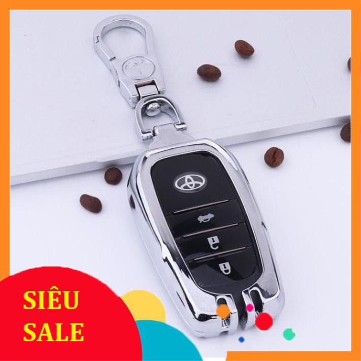 Ôp chìa khóa Inox theo xe camry, fortuner, altis 2014-2018 M02