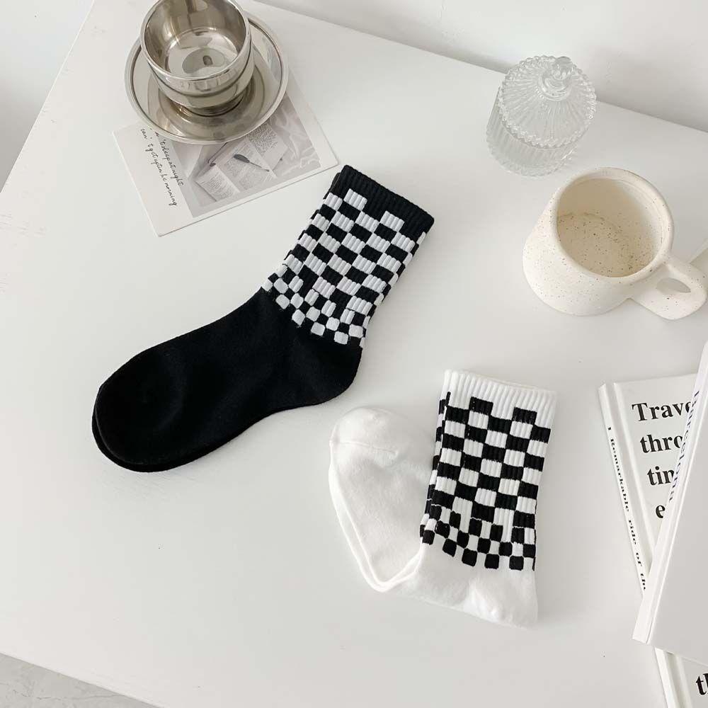 Vớ Trượt Ván Vải Cotton Thoáng Khí Phong Cách Đường Phố Hàn Quốc VANES1 Cho Nam Và Nữ