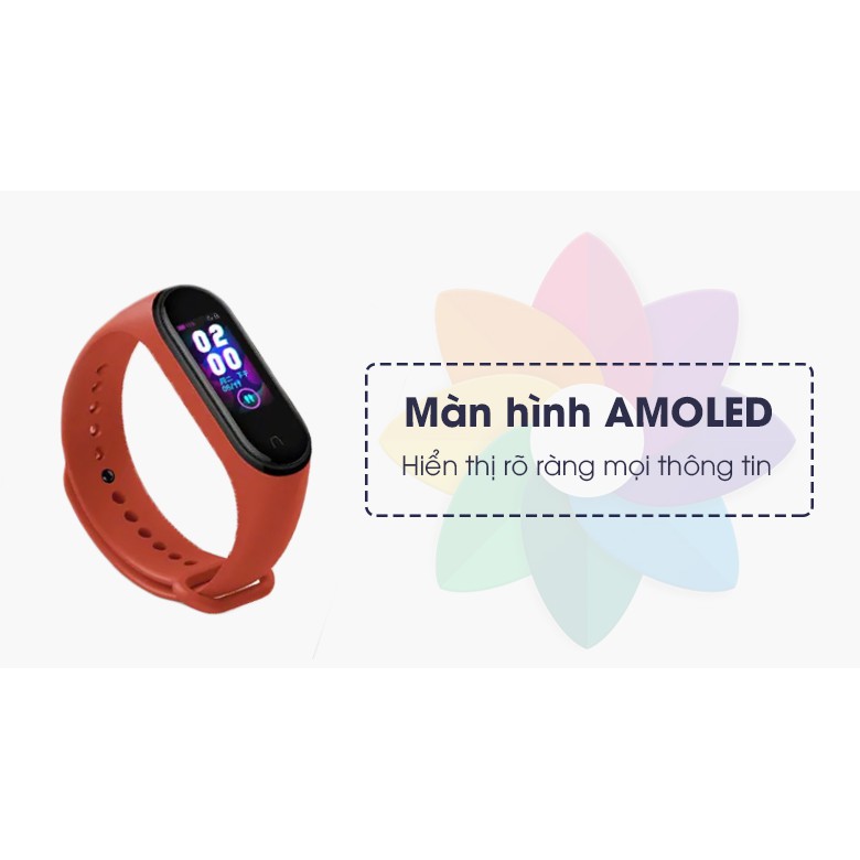 Vòng đeo tay Xiaomi MiBand 4 - Đồng hồ thông minh Xiaomi Mi Band 4 - Hàng Nhập Khẩu