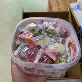 KẸO DẺO SỮA TRÁI CÂY THƠM NGON 308gr ( TẶNG LUÔN CÁI HỘP 😁)