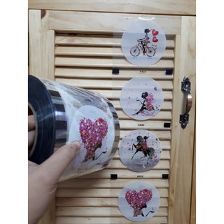 CUỘN MÀNG ÉP LY NHỰA - CUỘN KEO DÁN MIỆNG LY, MÀNG DẬP CỐC D522