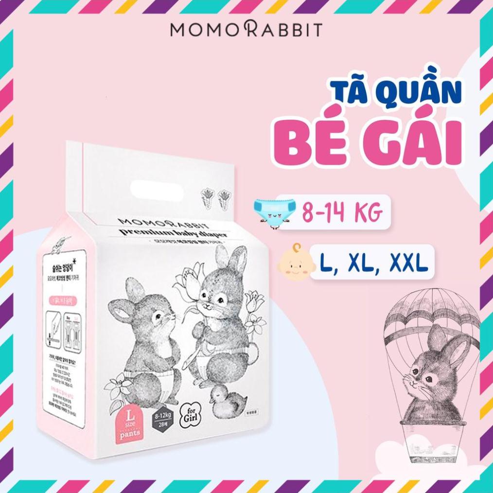 Bỉm Quần/Dán Momo Rabbit Nội Địa Hàn Đủ Size S36/M32/L30/XL36 và M30/L28/XL22/XXL18