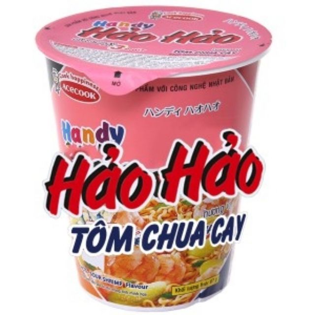 Mì ly handy Hảo Hảo tôm chua cay 67g