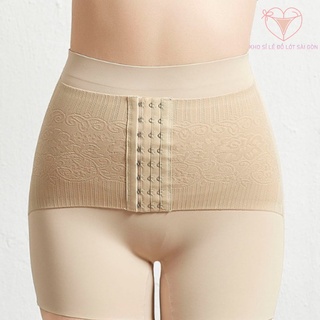 Quần gen nịt bụng lưng cao móc gài trước chống cuộn