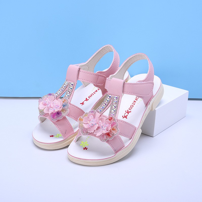 sandal bé gái size 33-38 công chúa nổi bật