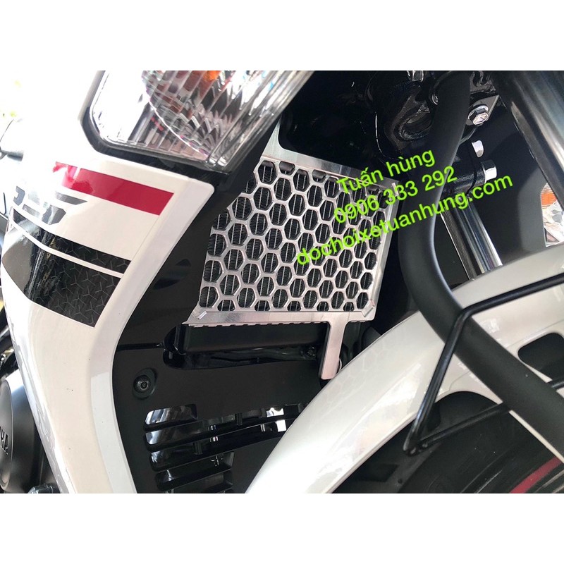 Che két nước Exciter 155 /ex155  kiểu indo nhôm CNC cao cấp - bảo vệ két nước ex155 - đồ chơi xe ex155