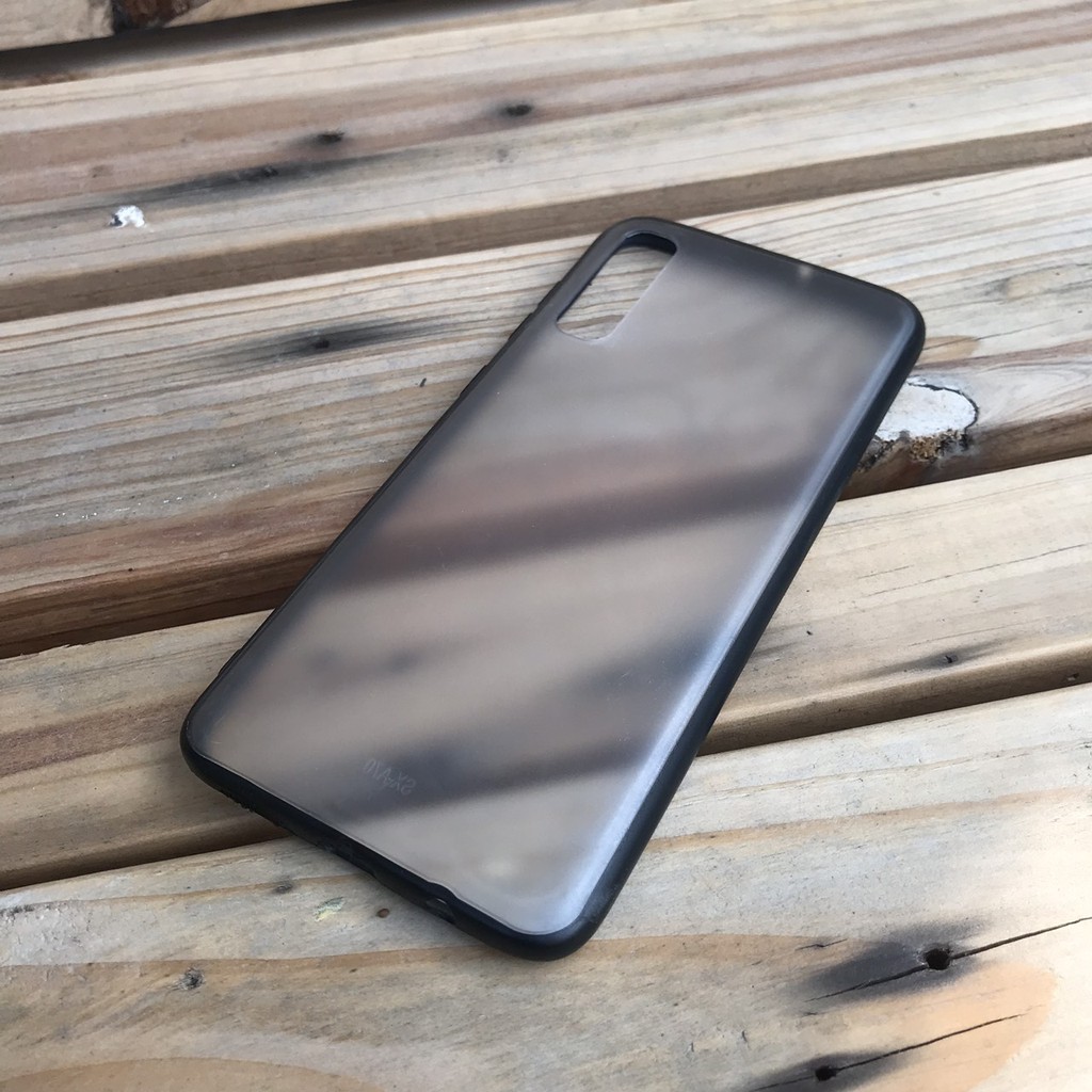 Ốp samsung A70 trong suốt viền silicol cao cấp | BigBuy360 - bigbuy360.vn