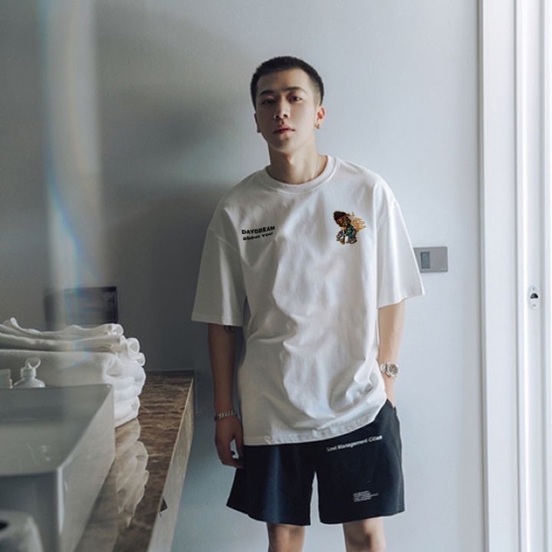 Áo thun nam nữ unisex form rộng DDream tay lỡ Màu Sắc Siêu Đẹp tee phông dáng oversize màu trắng basic