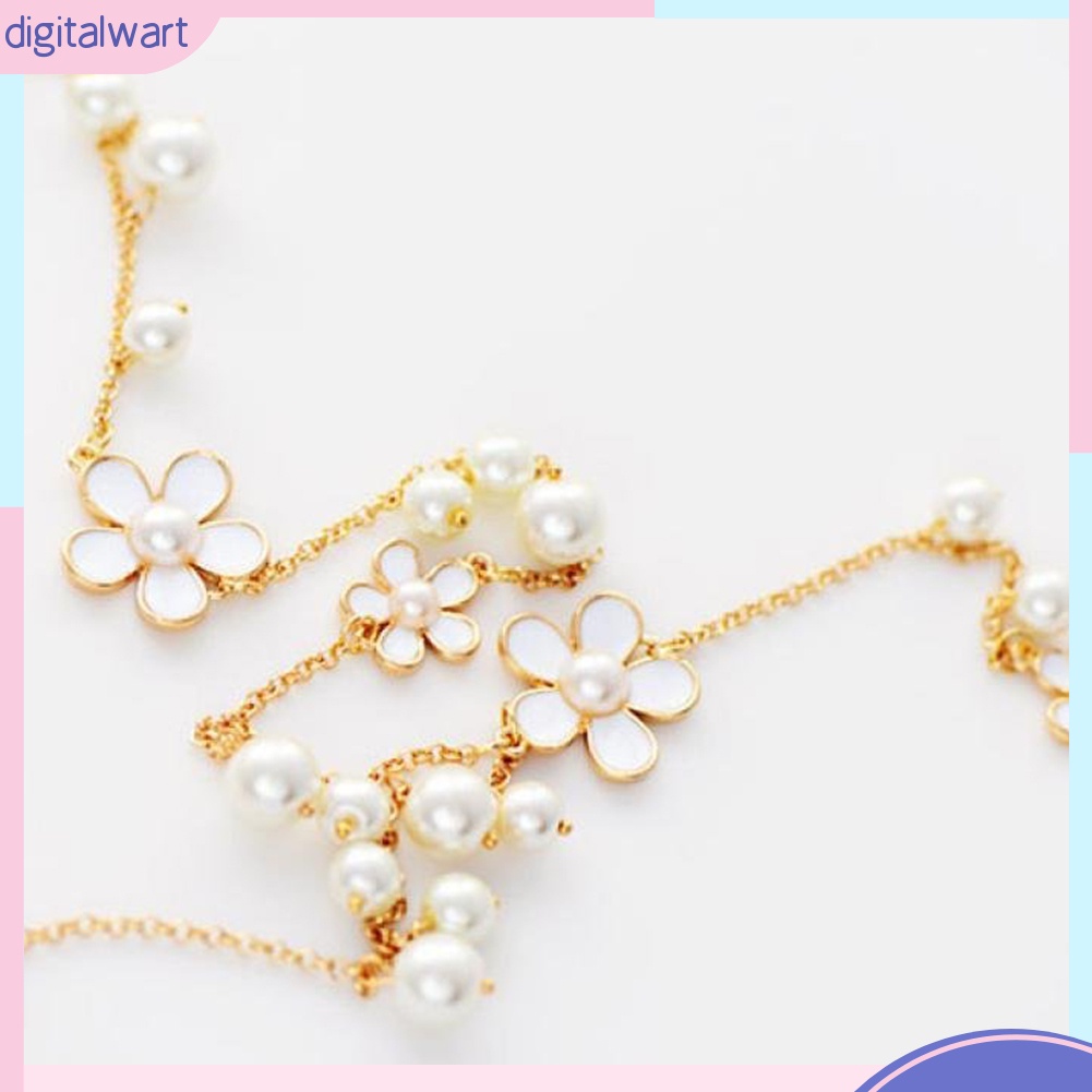 Dây chuyền dài đính ngọc trai thời trang dành cho nữ