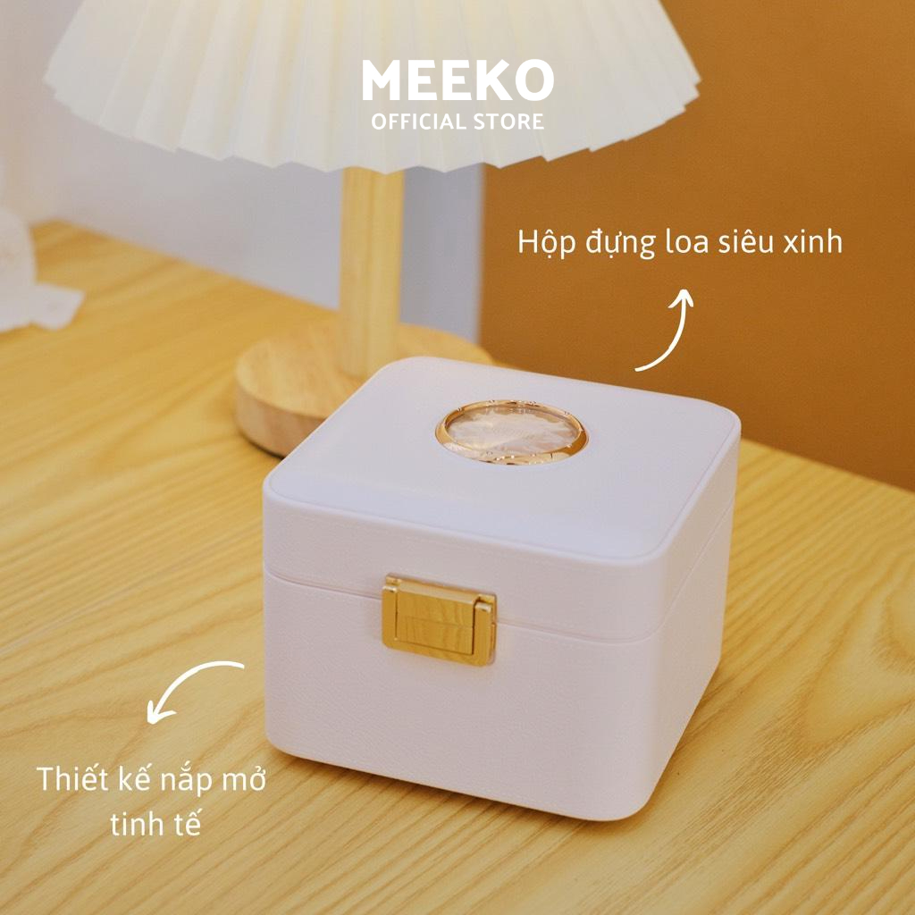 Loa bluetooth hát Karaoke kèm mic hát 7 chế độ phòng thu cao cấp Fairy Divoom MEEKO