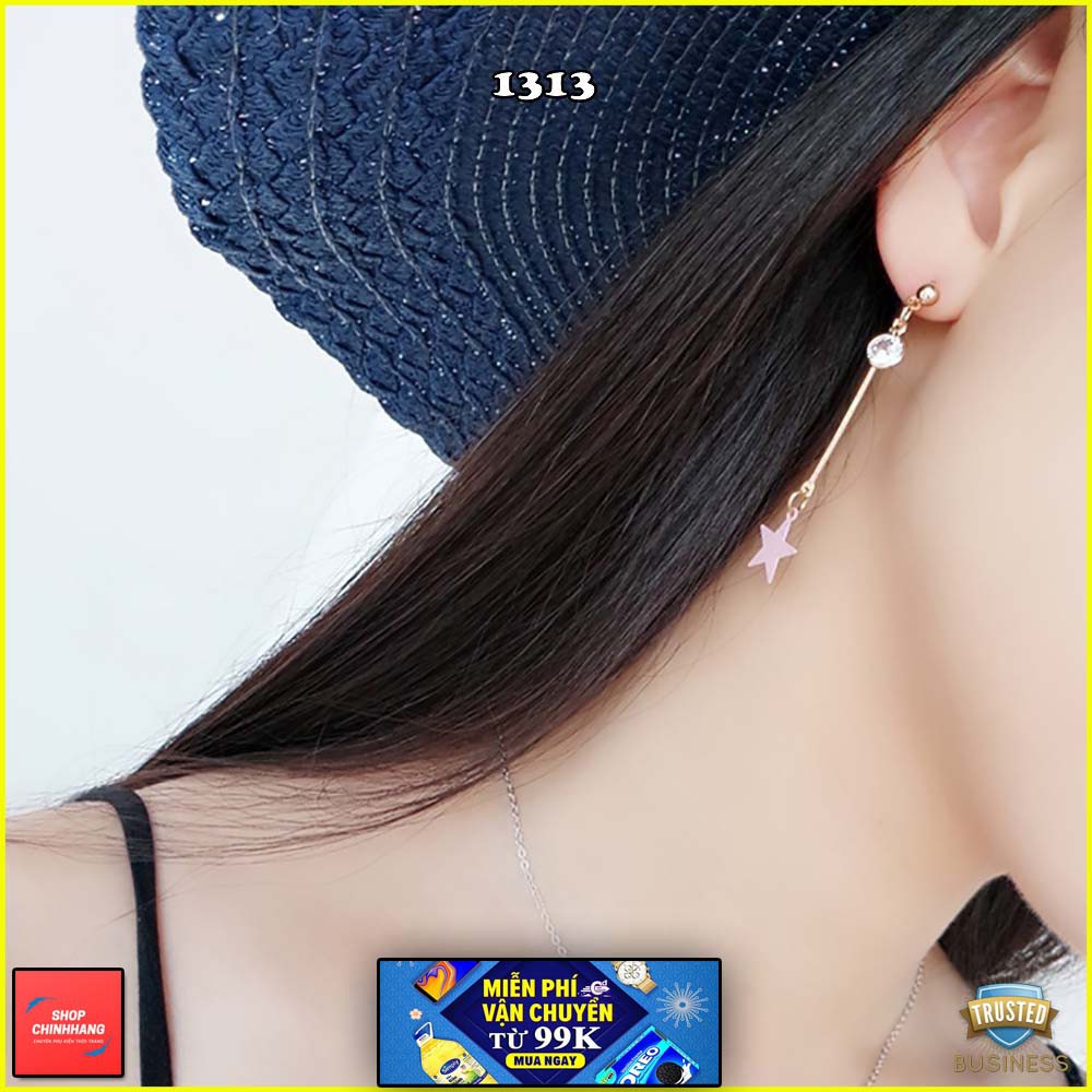 BÔNG TAI NỮ DÁNG DÀI MẶT ĐỒNG HỒ CỰC LẠ PHONG CÁCH - CH1313