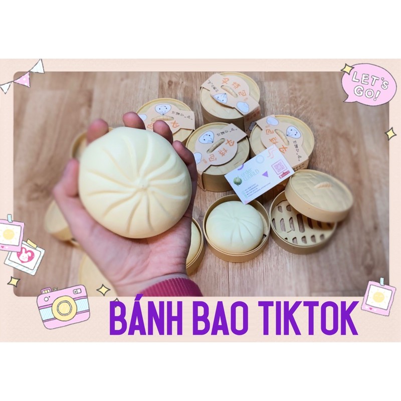 ♥️HÀNG CÓ SẴN ♥️ Bánh Bao Troll Squishy TikTok  - đồ chơi bao troll new trend