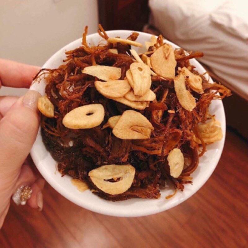 1KG heo khô khô lợn cháy tỏi loại 1 | KingFood - Thế Giới Đồ Ăn Vặt - Đồ Ăn Vặt Hà Nội
