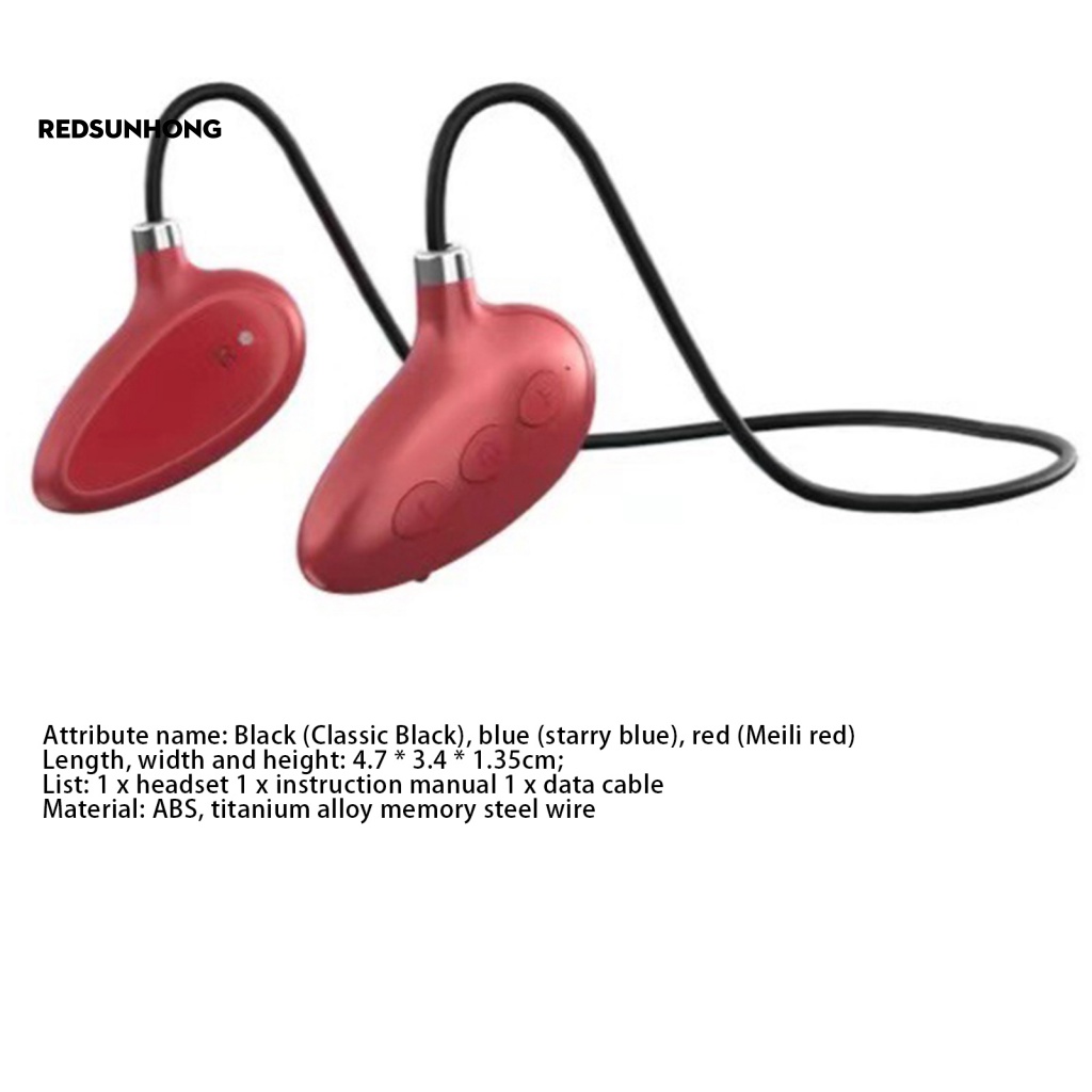 [RSH.z] 1 Bộ Tai Nghe Nhét Tai Bluetooth Không Dây Cảm Ứng Có Thể Dùng Để Nhận Thẻ Nhớ