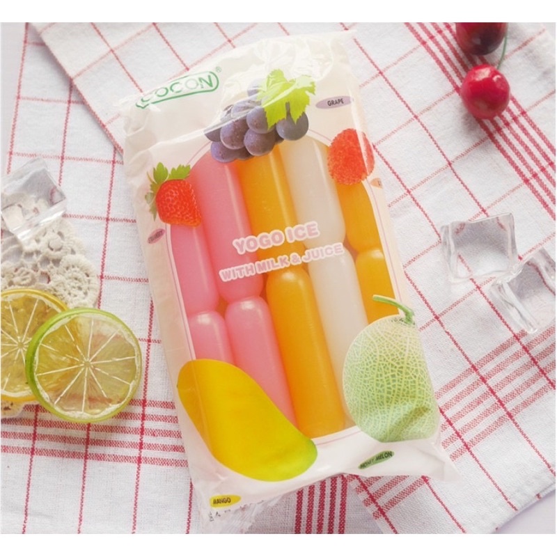 COMBO 10 CÂY KEM ĐÁ HƯƠNG TRÁI CÂY TUỔI THƠ