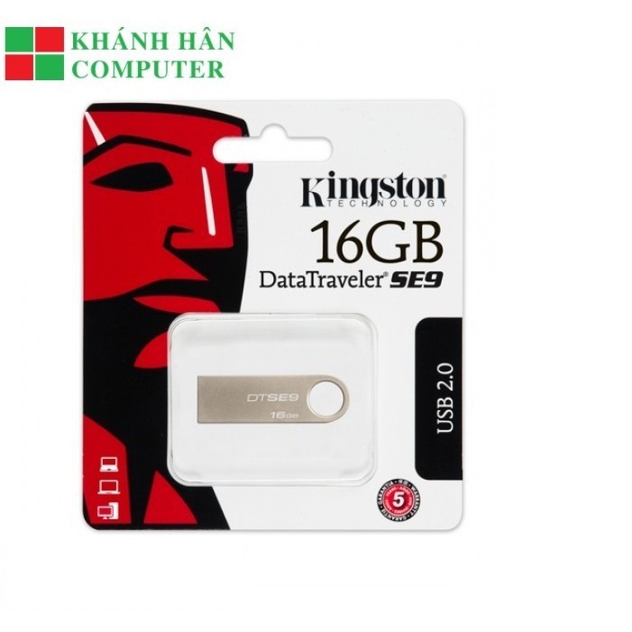 Mới Về - USB Kingston DTSE9 16GB 2.0 (FPT/SPC) - BH 5 năm