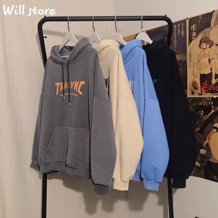 Áo Hoodie Mũ 2 Lớp Nỉ Dày Dặn, Phong Cách UNISEX Phối Chữ Trẻ Trung Năng Động kipsstore92