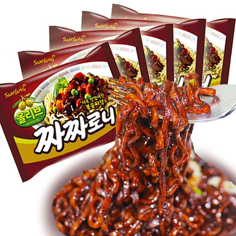 Mì Cay Hàn Quốc Samyang, Mì Tươnrg Đen Lốc 5 Gói 140Gr | BigBuy360 - bigbuy360.vn