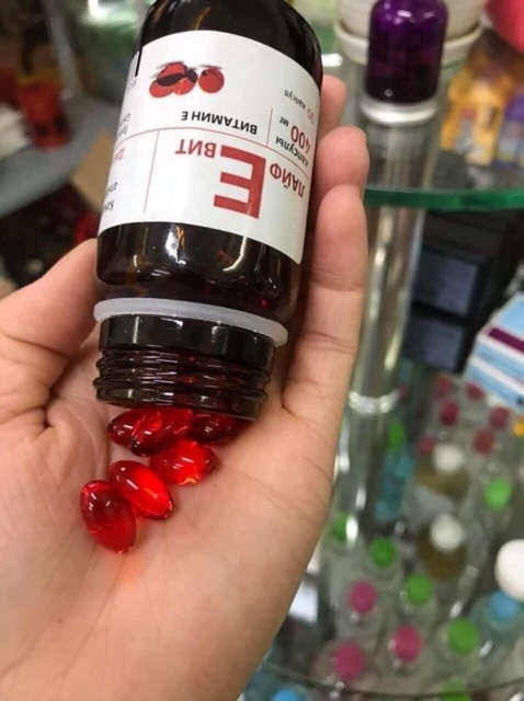 Vitamin E Đỏ Nga 400mg | Thế Giới Skin Care