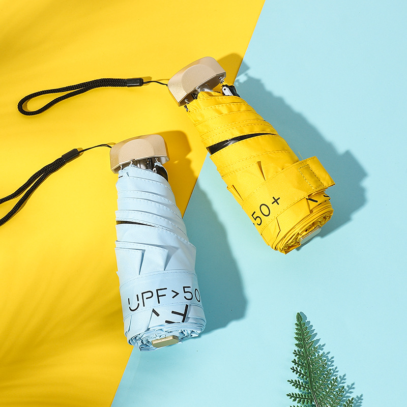 Ổ che nắng chống tia UV tay cầm bằng nhựa màu sắc xinh xắn