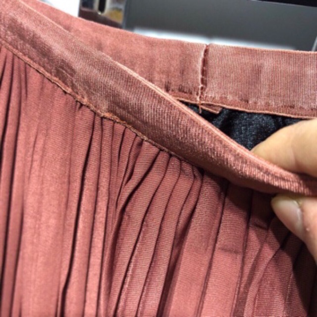 Chân váy xếp ly nhỏ dáng midi hàng loại 1 QC | BigBuy360 - bigbuy360.vn