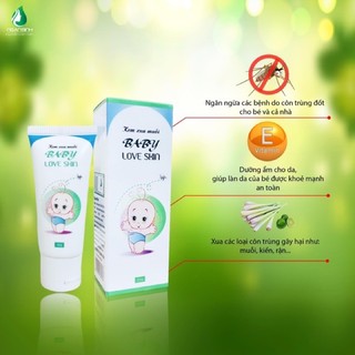 [CHÍNH HÃNG] KEM XUA MUỖI TRẺ EM BANY LOVE SKIN NGÂN BÌNH