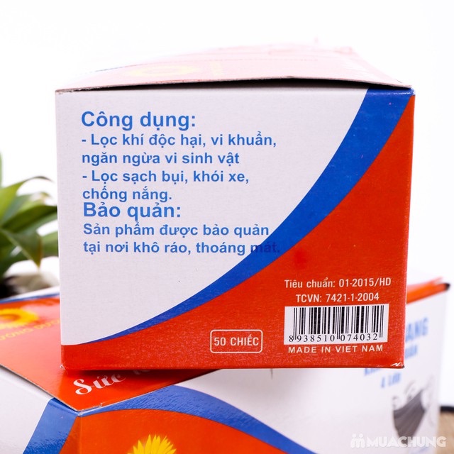 Khẩu trang than hoạt tính hướng dương 50 chiếc | BigBuy360 - bigbuy360.vn