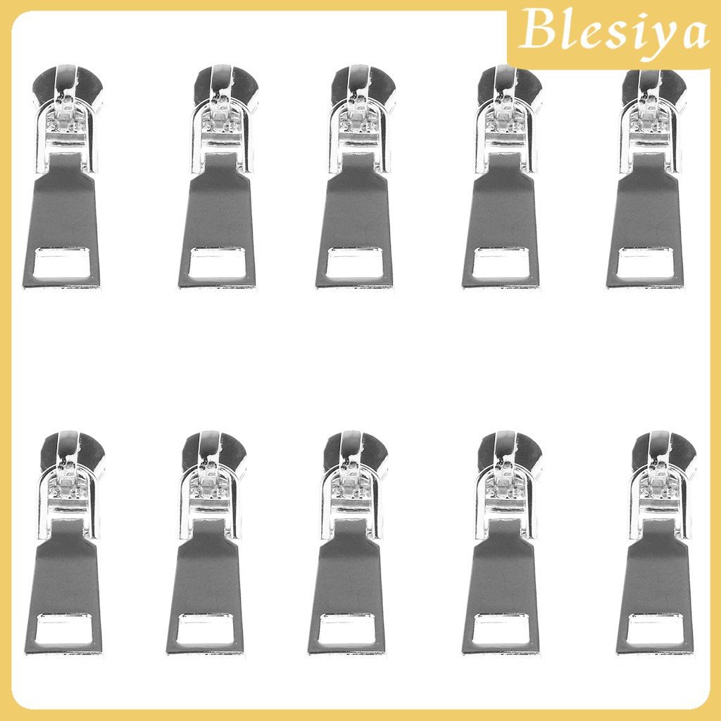 Set 10 Phụ Kiện Chuyên Dụng Chất Lượng Cao #5 Bộ Dụng Cụ Sửa Chữa Thay Thế Đầu Trượt Khóa Kéo Bằng Kim Loại