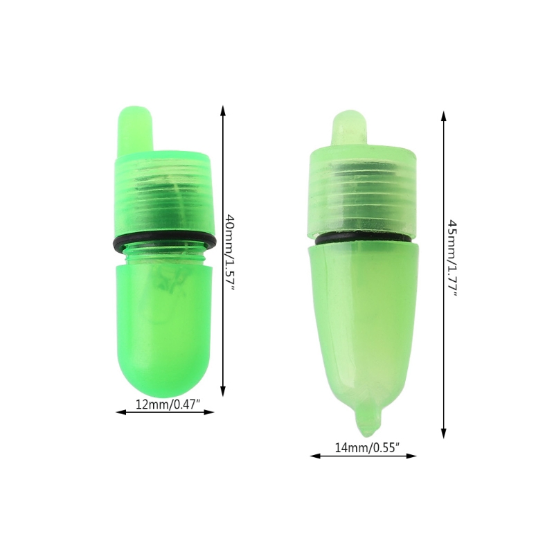 QQ*10pcs Night Float Fishing Rod Tip LED Light  Alarm Bell Bite Carp Clip Alerter