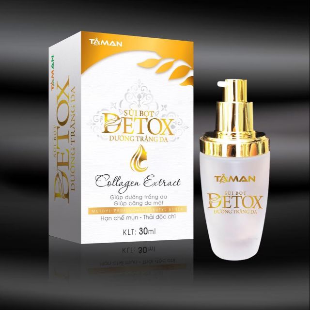 Sủi bọt Detox dưỡng trắng da (collagen extract)