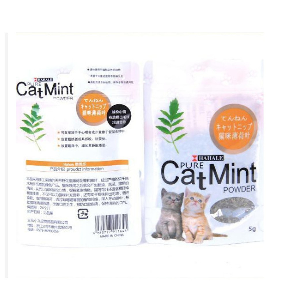 Cỏ mèo ngửi Catnip cỏ bạc hà cho mèo phê