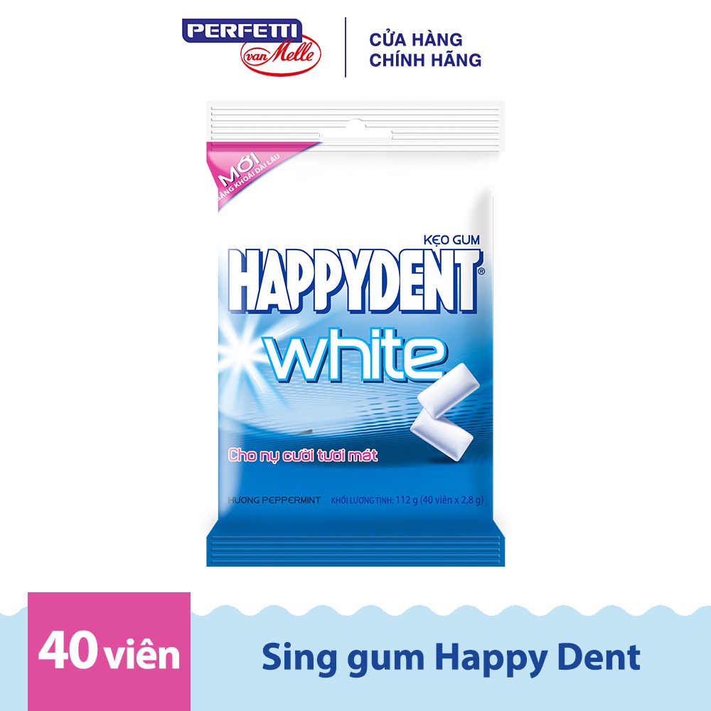 Sing gum Happy Dent (gói 40 viên)