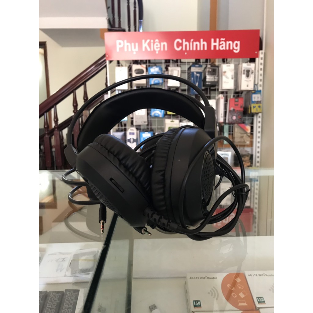 Tai Nghe Gaming GNET H3T Có Mic, Màu đen, G-Net H3T Gaming Headphone